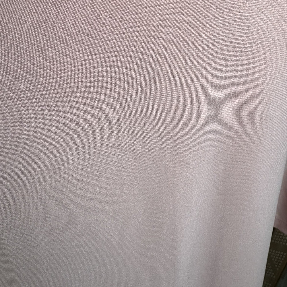 NWT*I Perception Concept Womens XL Pink Cutout Top Coquette Ruched Sleeve - Picture 9 of 14